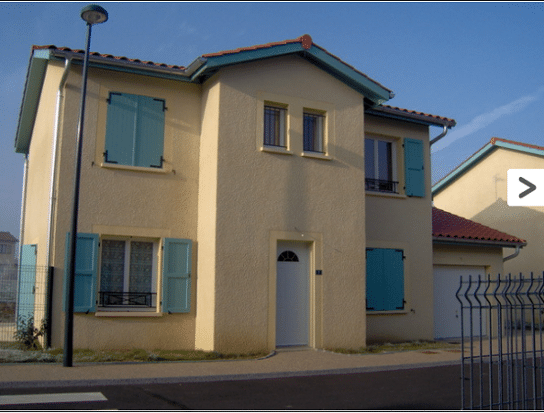 maison construite sur plans