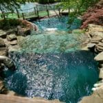 piscine naturelle privée